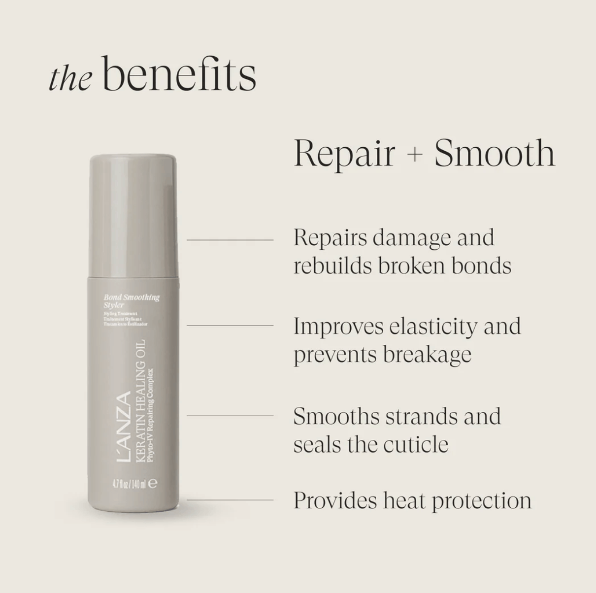 Keratin Healing Oil Bond Smoothing Styler (4.7 fl oz)