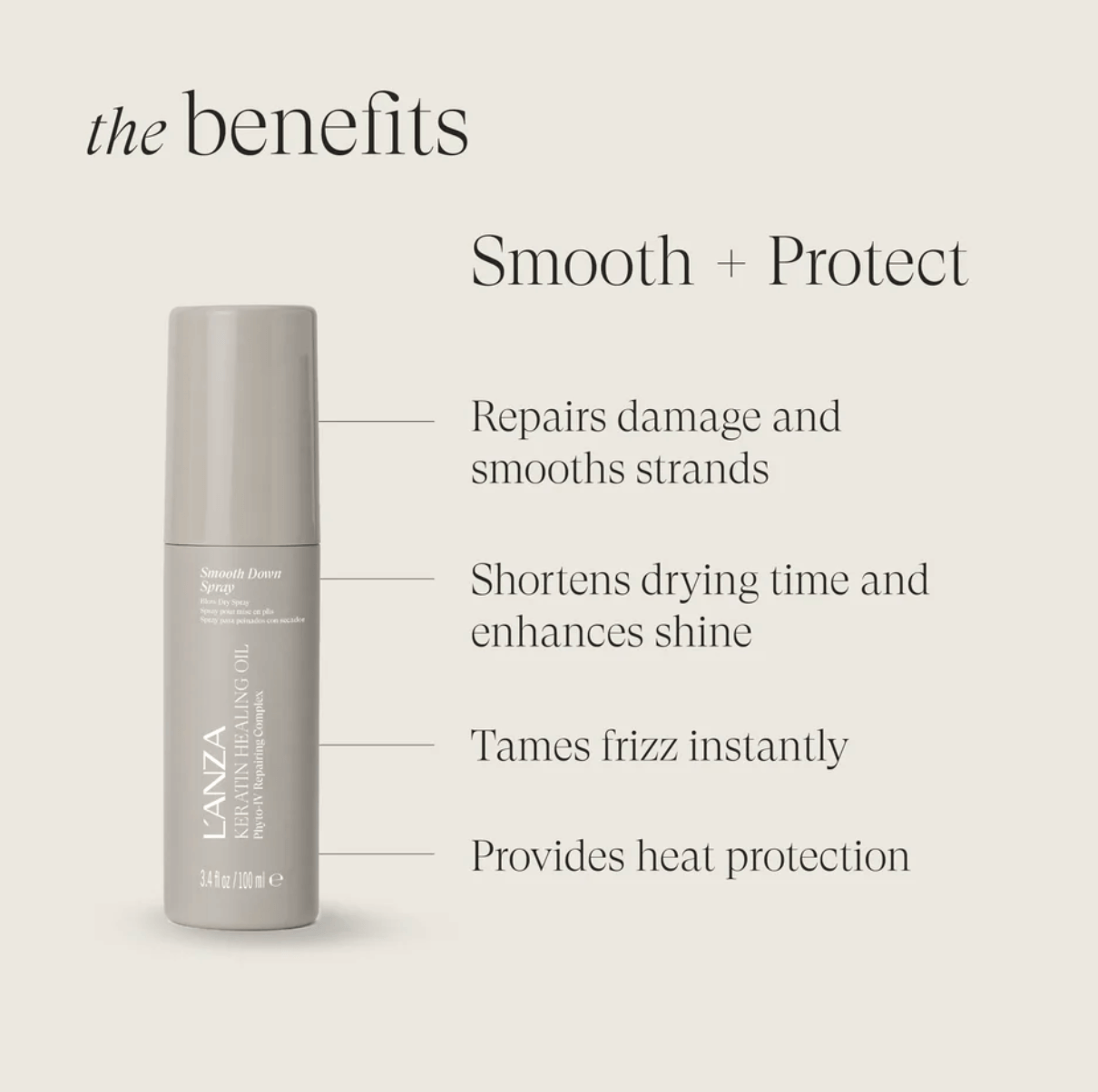 Keratin Healing Oil Smooth Down Spray (3.4 fl oz)